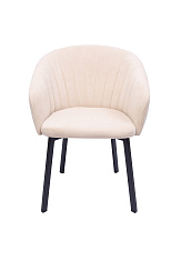 Стул Шарм (каркас черный, тк. бежевый велюр) Стул Шарм (каркас черный, тк. бежевый велюр)